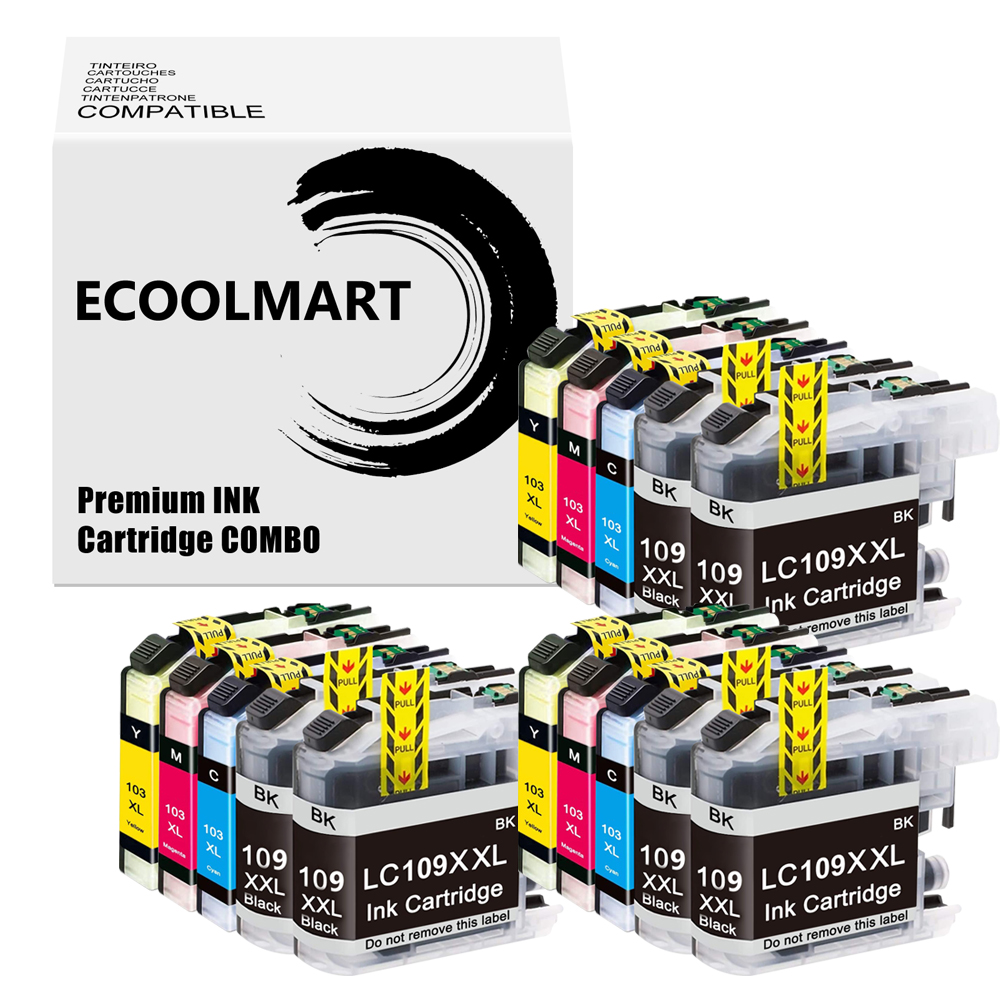 SET LC109 LC103 Tintenpatrone passt Brother MFC-J6520DW MFC-J6720DW MFC-J6920DW - Bild 10 von 16