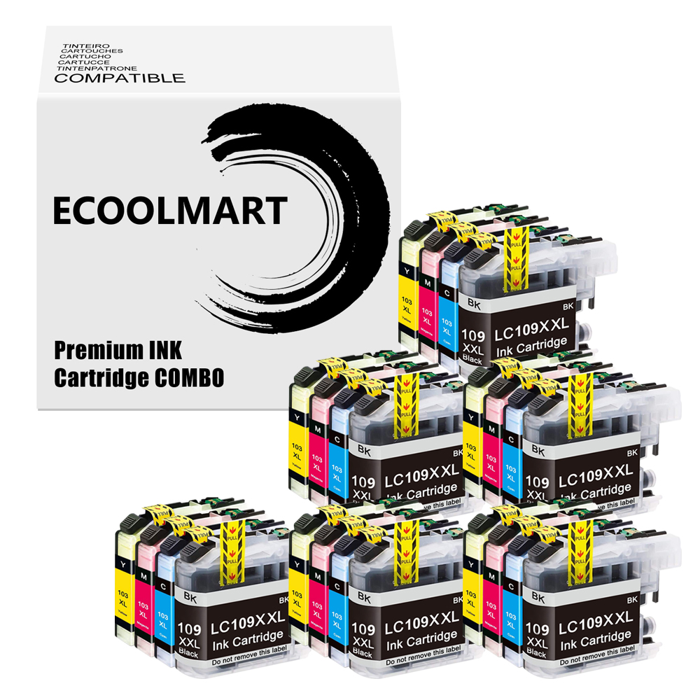 SET LC109 LC103 Tintenpatrone passt Brother MFC-J6520DW MFC-J6720DW MFC-J6920DW - Bild 16 von 16