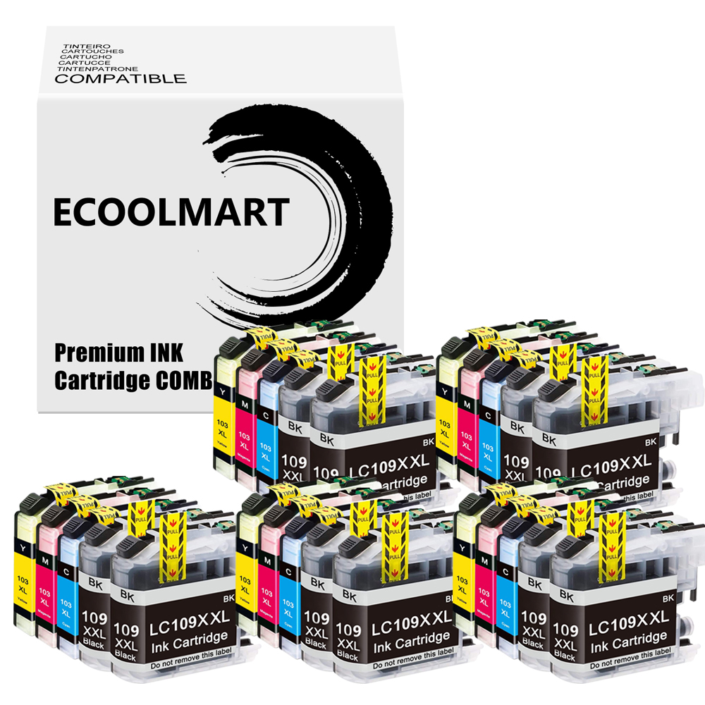 SET LC109 LC103 Tintenpatrone passt Brother MFC-J6520DW MFC-J6720DW MFC-J6920DW - Bild 15 von 16
