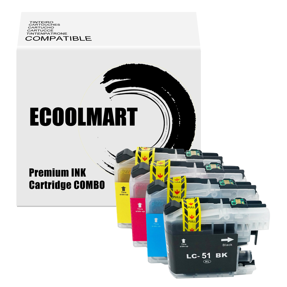 20-Ink Remanufactured Cartridge Set For Brother LC51 - Fits MFC-685CW, 240C, 885CW, 465CN Printers
