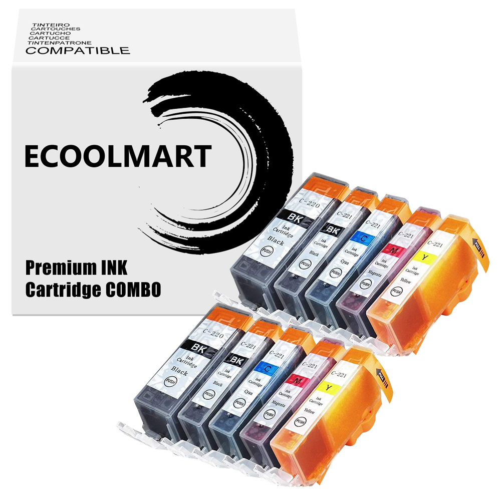 LOT PGI-220 CLI-221 Ink Cartridge for Pixma MP640 MX860 MX870 MP560 MP630 - Picture 8 of 12