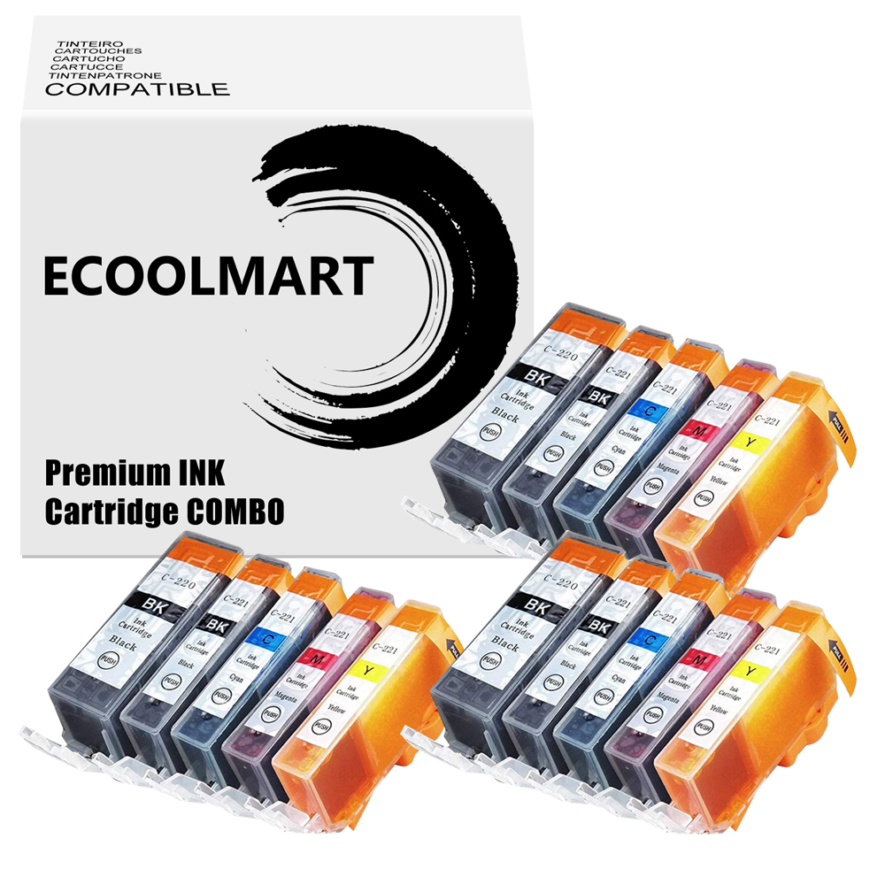 LOT PGI-220 CLI-221 Ink Cartridge for Pixma MP640 MX860 MX870 MP560 MP630 - Picture 9 of 12