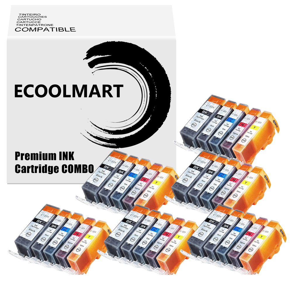LOT PGI-220 CLI-221 Ink Cartridge for Pixma MP640 MX860 MX870 MP560 MP630 - Picture 12 of 12