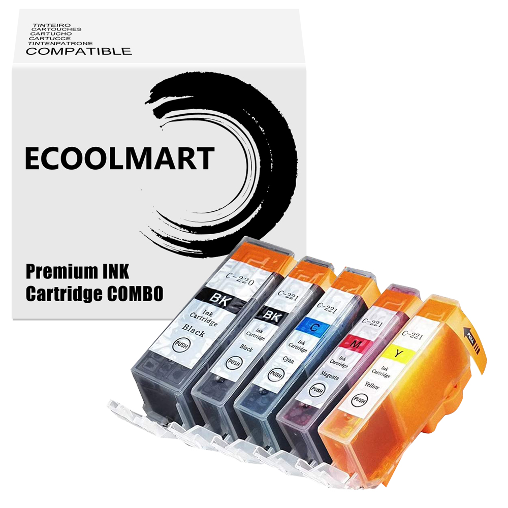 LOT PGI-220 CLI-221 Ink Cartridge for Pixma MP640 MX860 MX870 MP560 MP630 - Picture 7 of 12