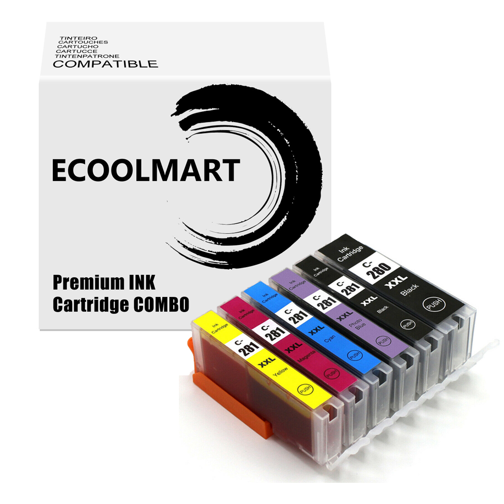 LOT PGI-280 CLI-281 Ink Cartridge for PIXMA TS9120 TS8120 TS8320 TS8220 - Picture 8 of 9