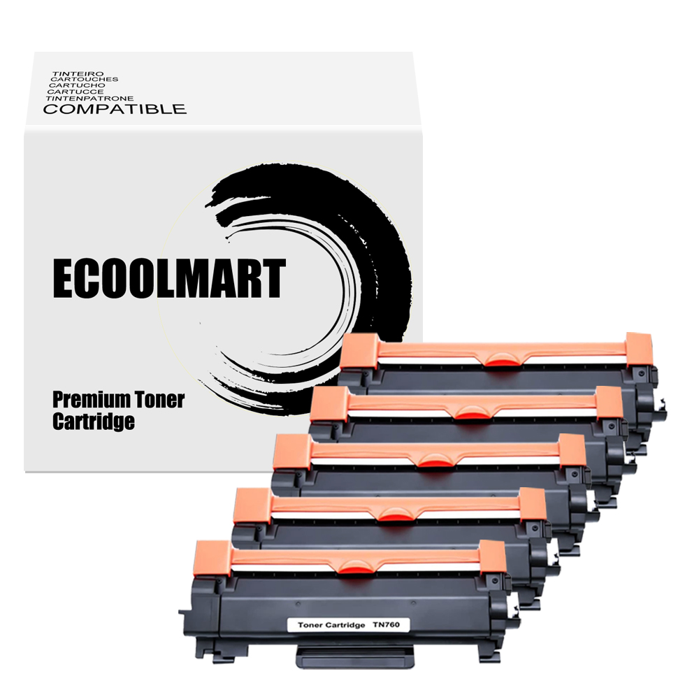 SET TN760 TN730 Tonerkassette passend für Brother HL-L2350DW HL-L2370DW MFC-L2710DW - Bild 6 von 7