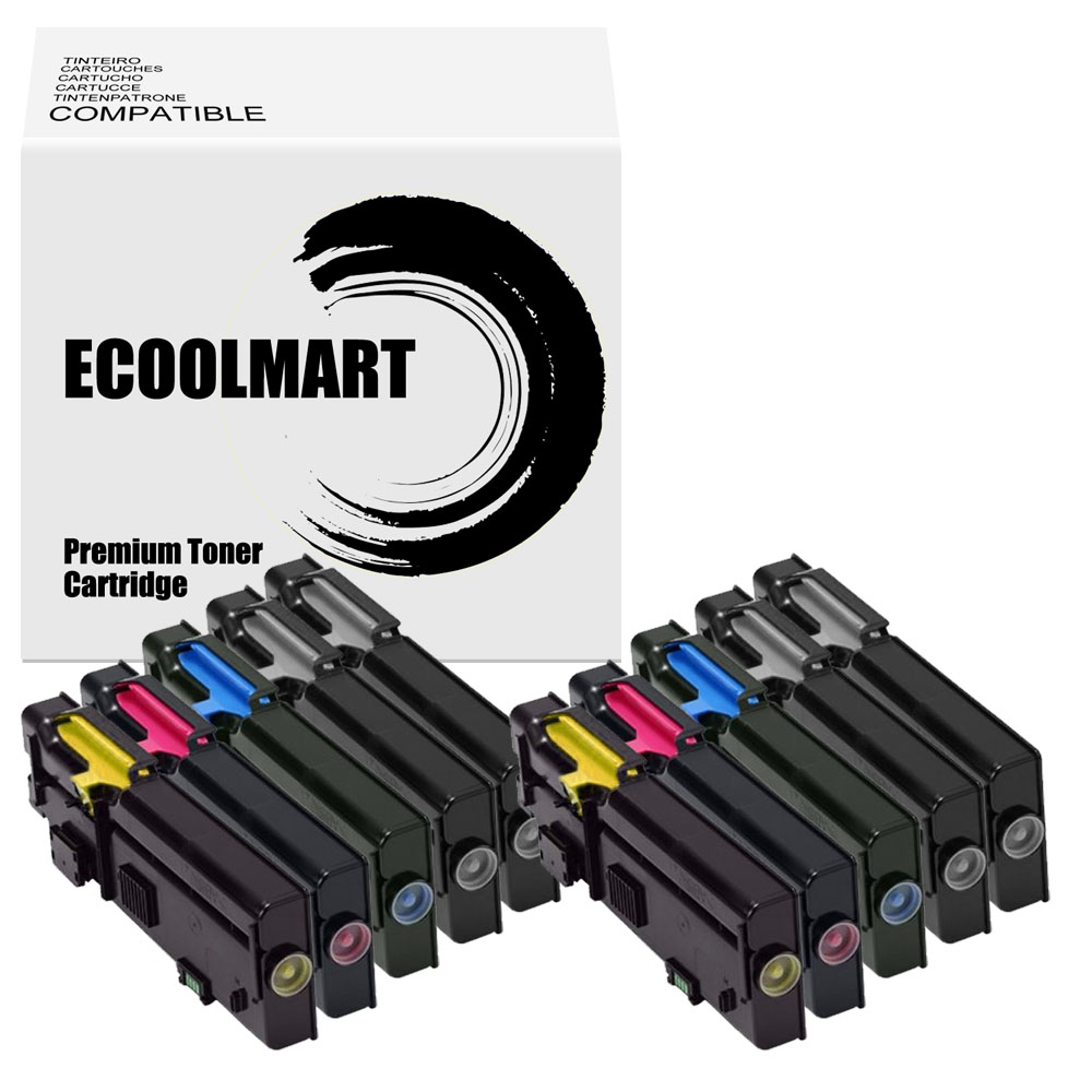 SET 26660 Tonerkassette für Dell 2660 Farblaser C2660dn C2665dnf Drucker - Bild 9 von 10