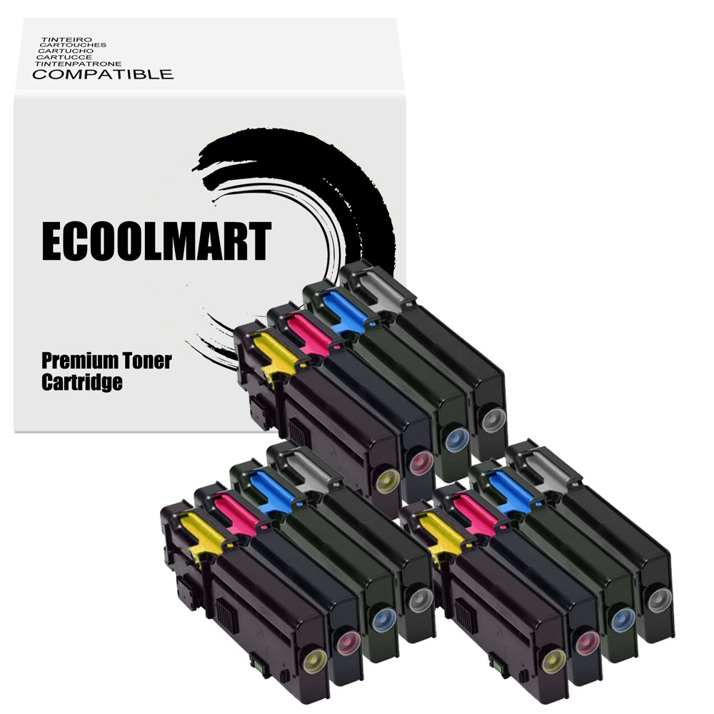 SET 26660 Tonerkassette für Dell 2660 Farblaser C2660dn C2665dnf Drucker - Bild 10 von 10