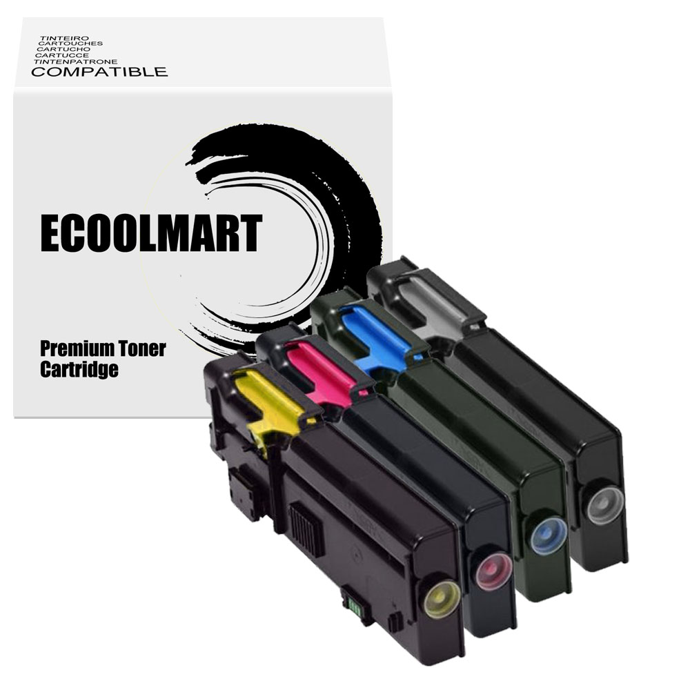 SET 26660 Tonerkassette für Dell 2660 Farblaser C2660dn C2665dnf Drucker - Bild 6 von 10