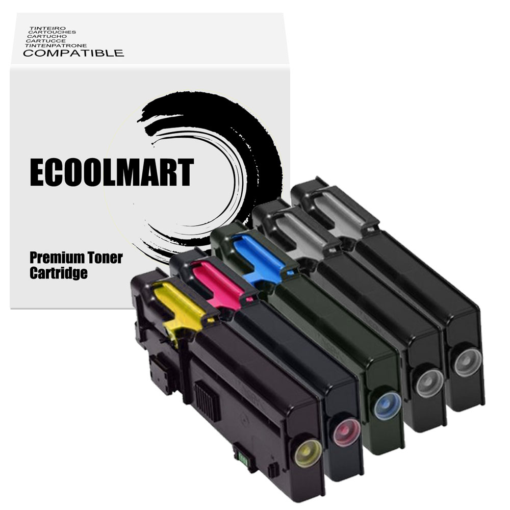 SET 26660 Tonerkassette für Dell 2660 Farblaser C2660dn C2665dnf Drucker - Bild 7 von 10