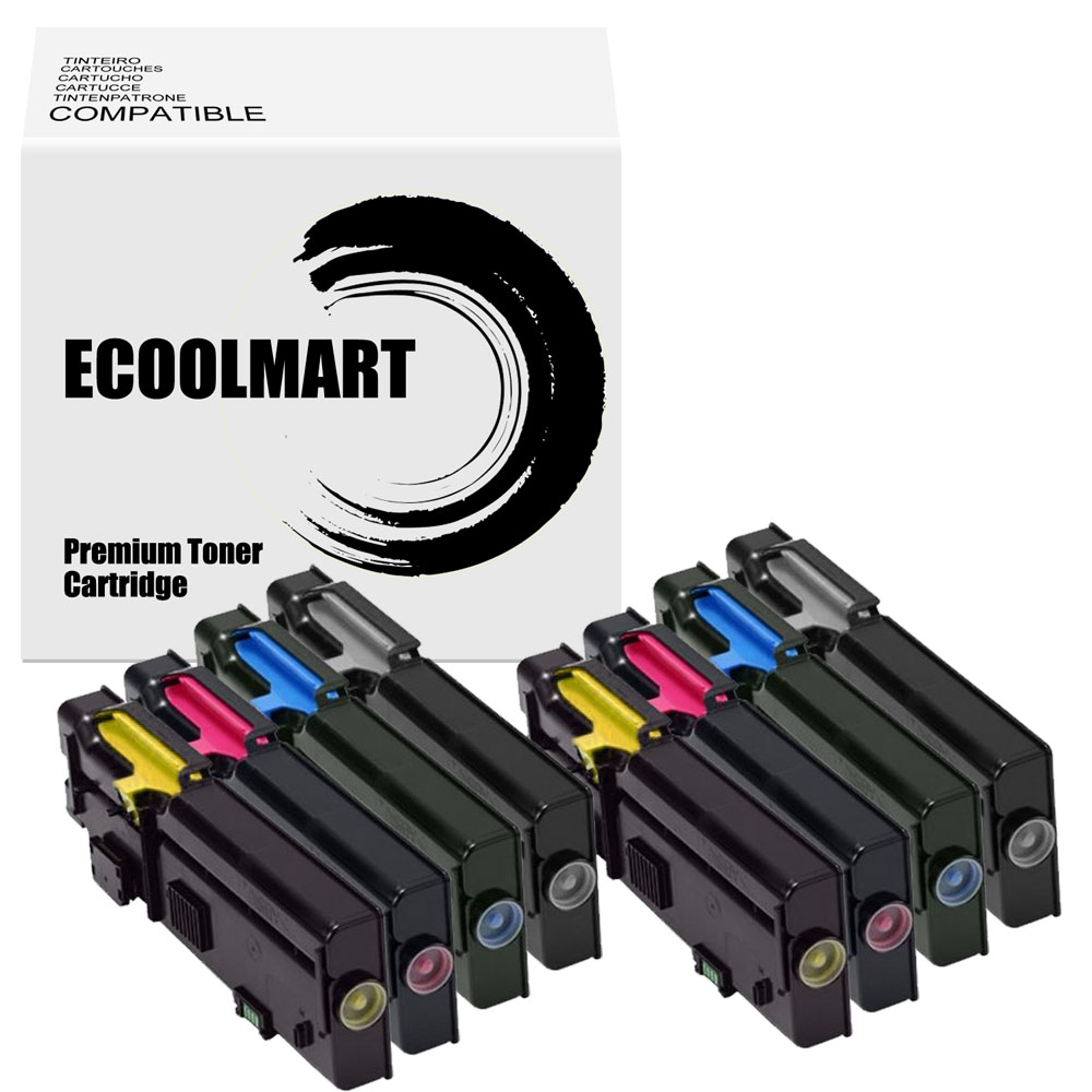 SET 26660 Tonerkassette für Dell 2660 Farblaser C2660dn C2665dnf Drucker - Bild 8 von 10